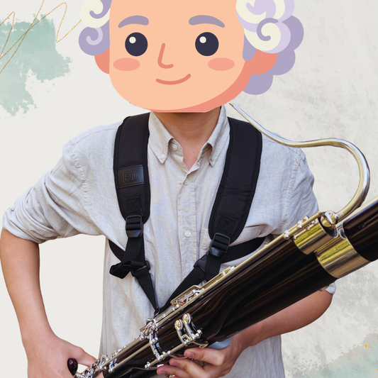 低音管減壓雙肩寬背帶 Bassoon Harness