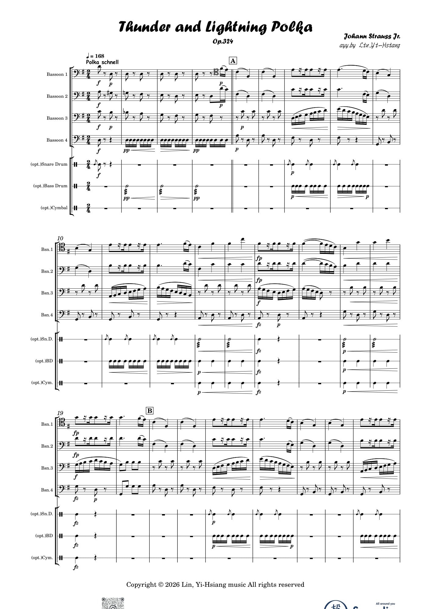 In a Persian Market arr. for Recorder Quartet